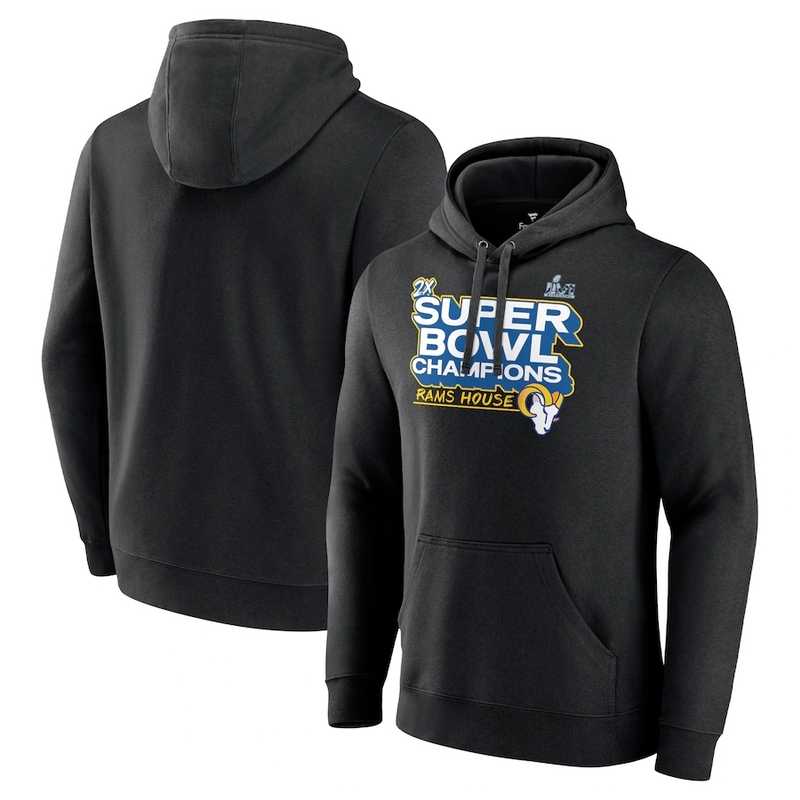 Los Angeles Rams Fanatics Branded Super Bowl LVI Champions Parade Celebration Pullover Hoodie Black,We sell and wholesale Los Angeles Rams Fanatics Branded Super Bowl LVI Champions Parade Celebration Pullover Hoodie Black on line form chian!